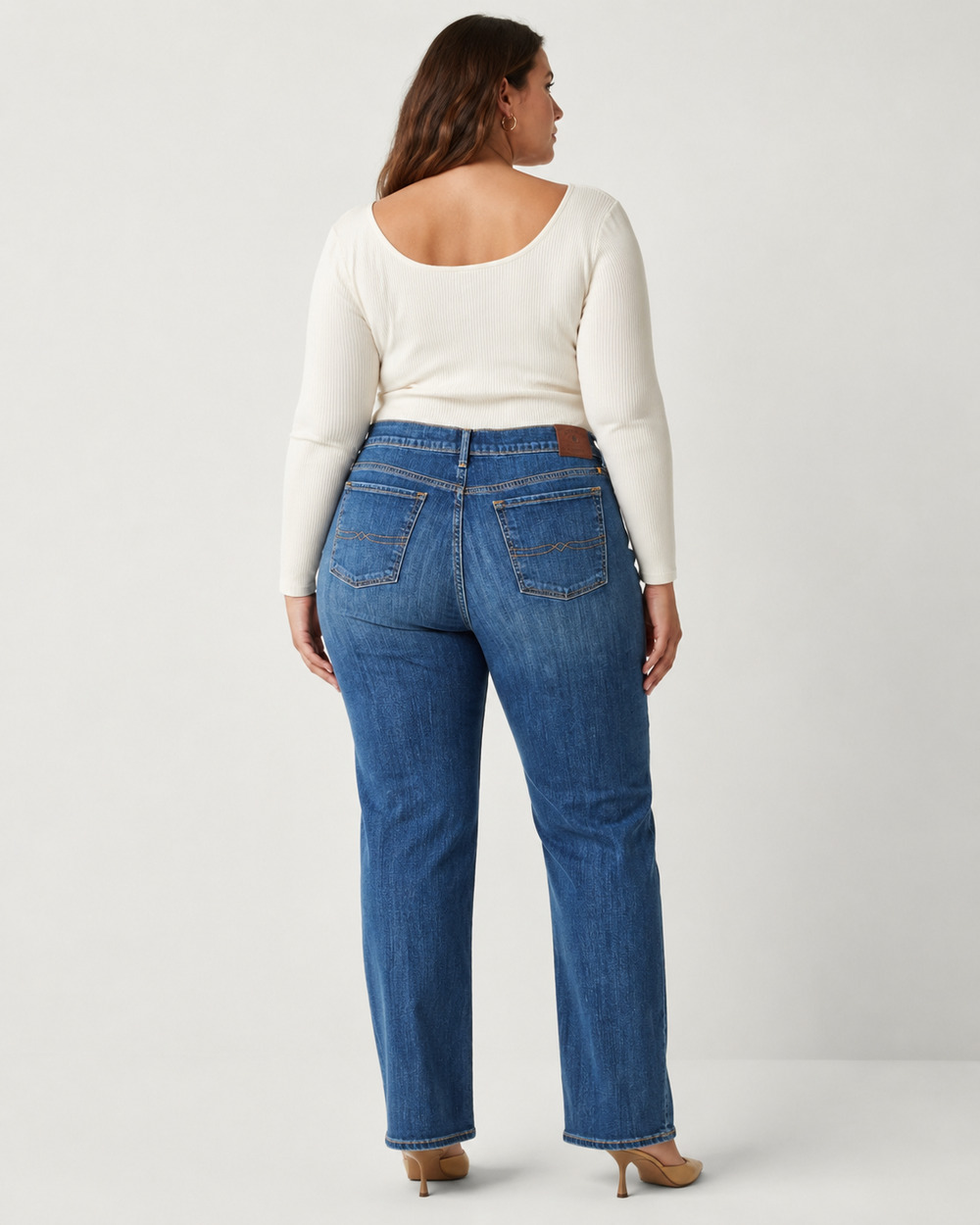 Lucky Brand Sweet'N Straight Jeans Women 14/32 Wash Straight Leg Denim NWOT